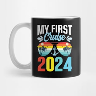 My First Cruise 2024 Vintage Crusing 2024 Mug